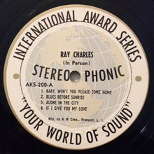 Load image into Gallery viewer, Ray Charles : In Person (LP, Comp)