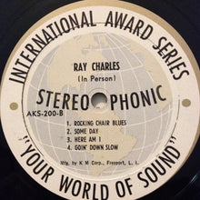 Load image into Gallery viewer, Ray Charles : In Person (LP, Comp)