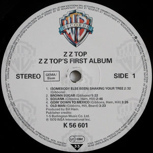ZZ Top : First Album (LP, Album, RE)