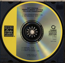 Load image into Gallery viewer, Art Pepper : Friday Night At The Village Vanguard (CD, Album, RE, RM)