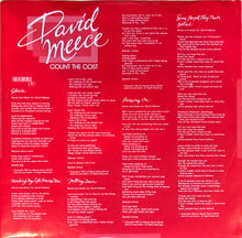 Load image into Gallery viewer, David Meece : Count The Cost (LP, Album)