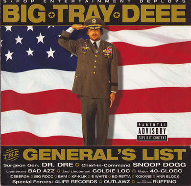 Tray Dee : The General's List (CD, Album)