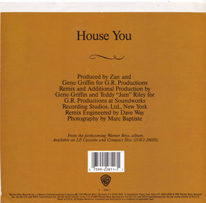 Zan : House You (7", Single, Promo)