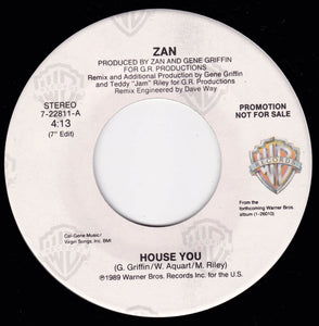 Zan : House You (7", Single, Promo)