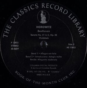 Horowitz* : Beethoven • Chopin • Debussy • Horowitz-Bizet • Liszt • Rachmaninoff • Scarlatti • Schubert • Schumann • Scriabin (4xLP, Comp, Club + Box)