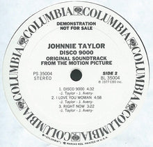 Load image into Gallery viewer, Johnnie Taylor : Disco 9000 (Original Soundtrack From The Motion Picture) (LP, Album, Promo)