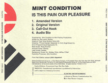 Load image into Gallery viewer, Mint Condition : Is This Pain Our Pleasure (CD, Single, Ltd, Promo)