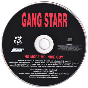 Gang Starr : No More Mr. Nice Guy (CD, Album, RE)