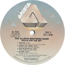 Load image into Gallery viewer, The Allman Brothers Band : Reach For The Sky (LP, Album, San)