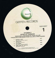 Load image into Gallery viewer, Vitamin Z : Rites Of Passage (LP, Album)