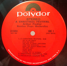 Load image into Gallery viewer, Arthur Fiedler ✳ Boston Pops* : A Christmas Festival (LP, Album)