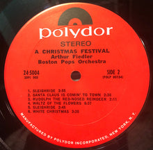 Load image into Gallery viewer, Arthur Fiedler ✳ Boston Pops* : A Christmas Festival (LP, Album)