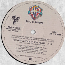 Load image into Gallery viewer, Eric Clapton : I&#39;ve Got A Rock N&#39; Roll Heart (12&quot;, Promo)