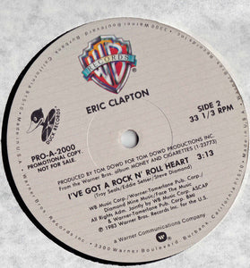 Eric Clapton : I've Got A Rock N' Roll Heart (12", Promo)