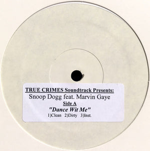 Various : True Crimes Soundtrack Presents (12", Single, W/Lbl)