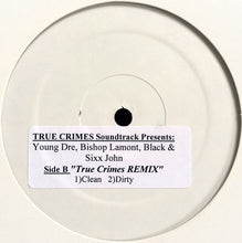 Load image into Gallery viewer, Various : True Crimes Soundtrack Presents (12&quot;, Single, W/Lbl)