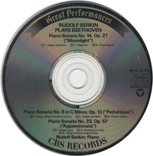 Load image into Gallery viewer, Beethoven* - Rudolf Serkin : Rudolf Serkin Plays Beethoven (CD, Album, RE)