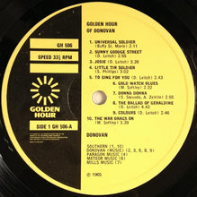 Load image into Gallery viewer, Donovan : Golden Hour Of Donovan (LP, Comp)
