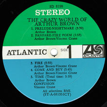 Load image into Gallery viewer, The Crazy World Of Arthur Brown : The Crazy World Of Arthur Brown (LP, Album, RE, CT )