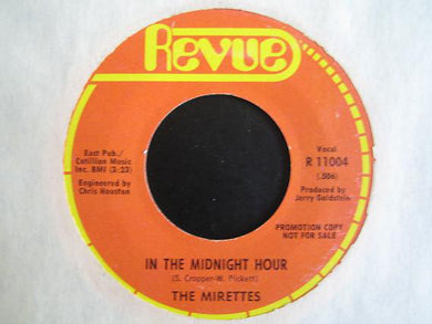 The Mirettes : In The Midnight Hour / To Love Somebody (7