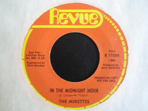 The Mirettes : In The Midnight Hour / To Love Somebody (7