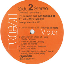 Load image into Gallery viewer, George Hamilton IV : International Ambassador Of Country Music (LP, Album)