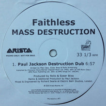 Load image into Gallery viewer, Faithless : Mass Destruction (2x12&quot;, Promo)
