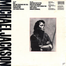 Load image into Gallery viewer, Michael Jackson : Bad (LP, Album, Car)