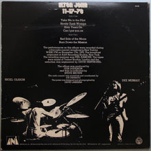 Load image into Gallery viewer, Elton John With Dee Murray And Nigel Olsson : 11-17-70 (LP, Album)