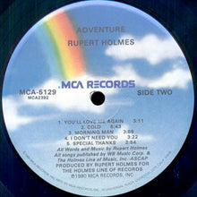 Load image into Gallery viewer, Rupert Holmes : Adventure (LP, Album)