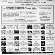 Load image into Gallery viewer, The Royal Farnsworth Orchestra : Music Of Leroy Anderson (LP, Album)