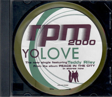 RPM 2000 Featuring Teddy Riley : Yo Love (CD, Single, Promo)