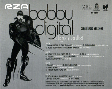 RZA as Bobby Digital : Digital Bullet (Clean) (2xLP, Album, Promo, Cle)