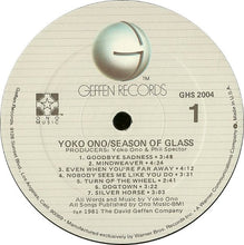 Load image into Gallery viewer, Yoko Ono : Season Of Glass (LP, Album, Spe)