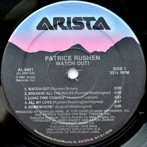 Patrice Rushen : Watch Out! (LP, Album, Hau)