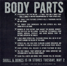 Load image into Gallery viewer, Cypress Hill : Body Parts (CD, Promo, Smplr)