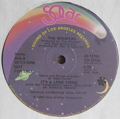 The Whispers : It's A Love Thing (12