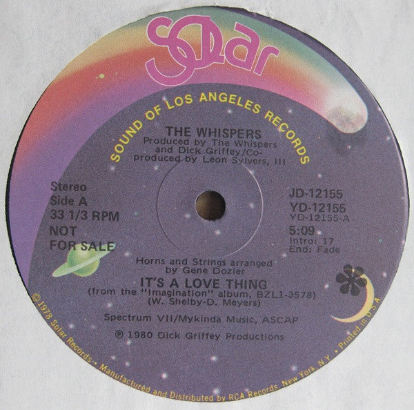 The Whispers : It's A Love Thing (12