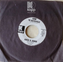 Load image into Gallery viewer, Guess &amp; Abner : The Same Side Of Town (7&quot;, Promo)