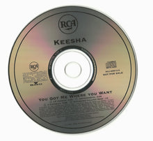 Load image into Gallery viewer, Keesha : You Got Me Where You Want (CD, Single, Promo)