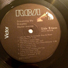 Load image into Gallery viewer, Waylon* : Dreaming My Dreams (LP, Album, RE)
