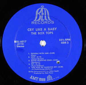 Box Tops : Cry Like A Baby (LP, Album)