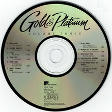 Load image into Gallery viewer, Various : Gold &amp; Platinum Volume Three (CD, Comp, Club)