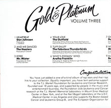 Load image into Gallery viewer, Various : Gold &amp; Platinum Volume Three (CD, Comp, Club)