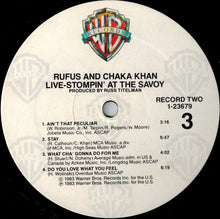 Load image into Gallery viewer, Rufus &amp; Chaka Khan : Live - Stompin&#39; At The Savoy (2xLP, Album, All)