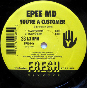 Buy EPEE MD* : It's My Thing / You're A Customer (12