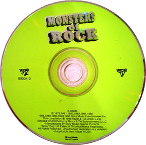 Various : Monsters Of Rock (CD, Album, Comp)