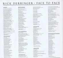Load image into Gallery viewer, Rick Derringer : Face To Face (LP, Album, Promo)