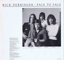 Load image into Gallery viewer, Rick Derringer : Face To Face (LP, Album, Promo)