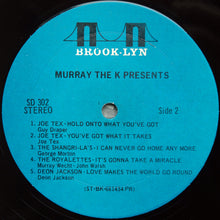 Load image into Gallery viewer, Various : Murray The K Presents (LP, Comp, Mon)